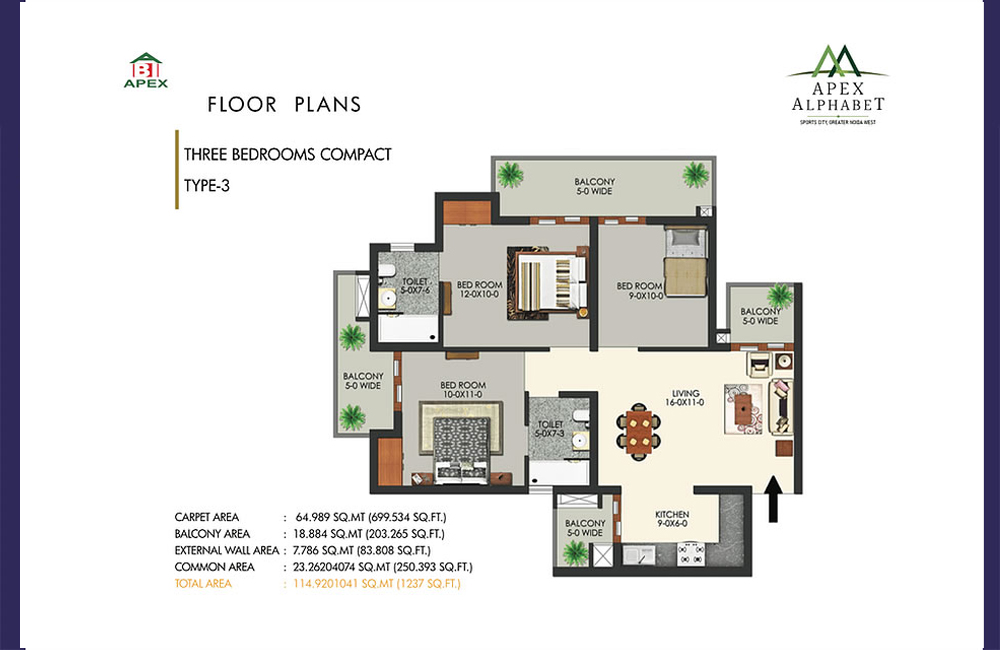 Apex Alphabet floor plan