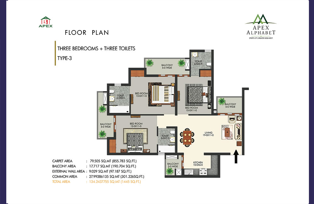 Apex Alphabet floor plan