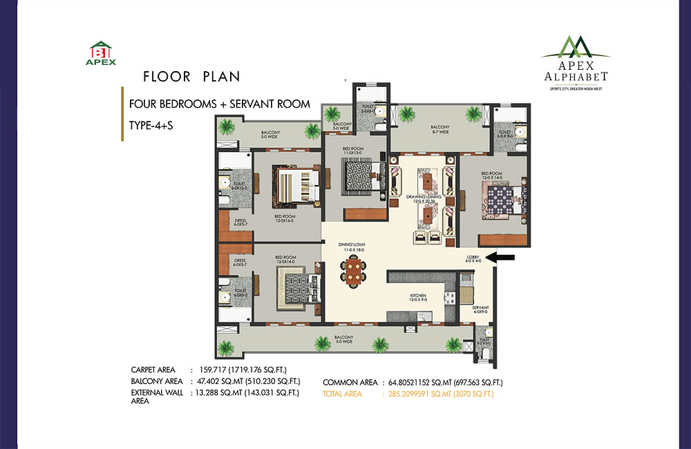 Apex Alphabet floor plan
