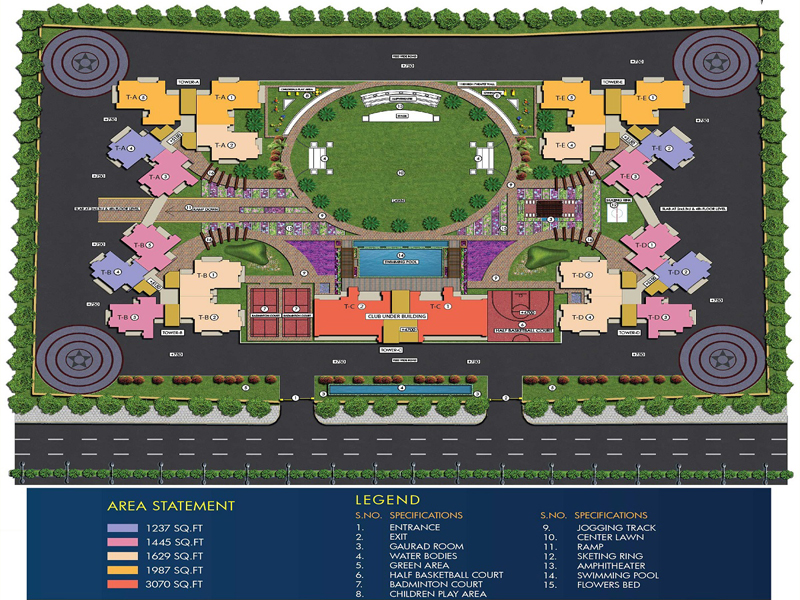 Apex Alphabet site plan