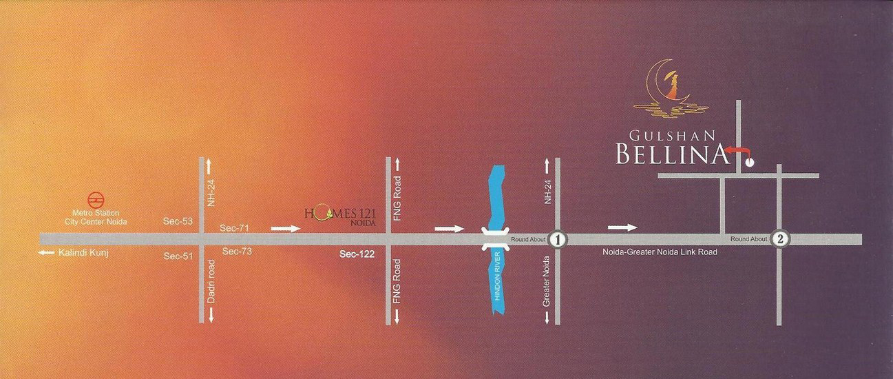 Gulshan Bellina location map