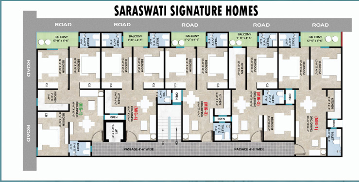 Saraswati Group site plan