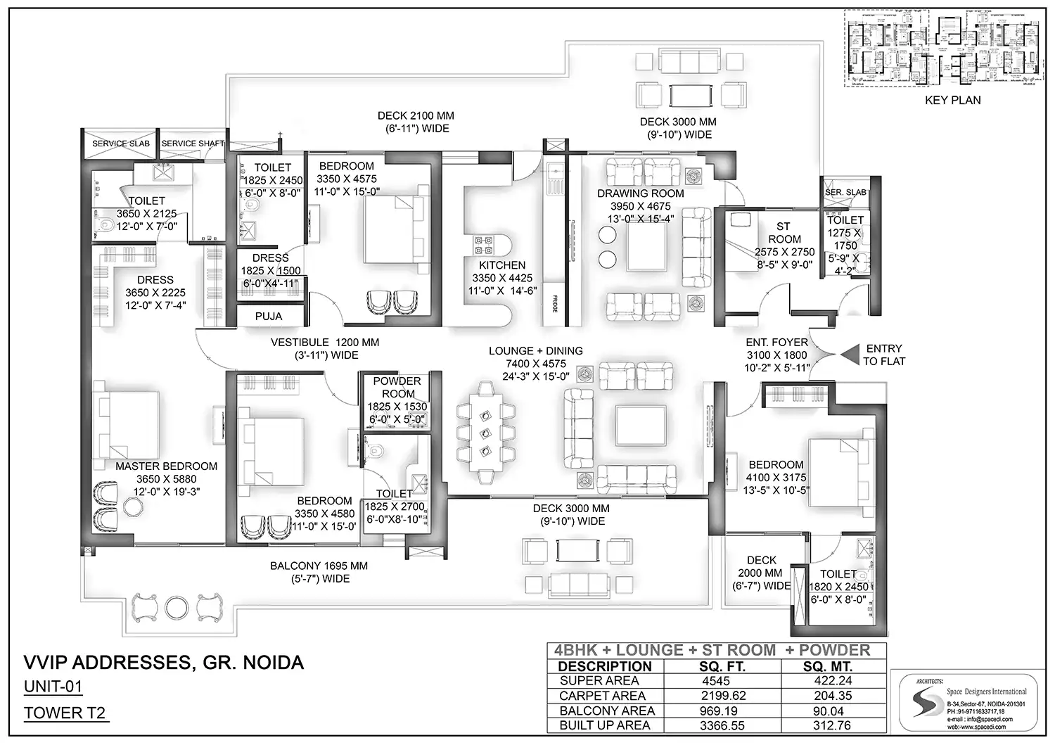 VVIP Addresses floor plan